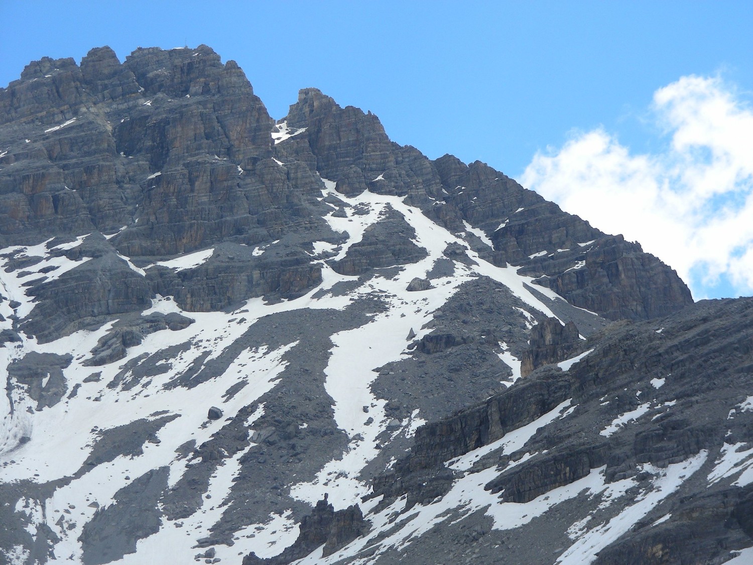 Le couloir SW du Pic de Rochebrune