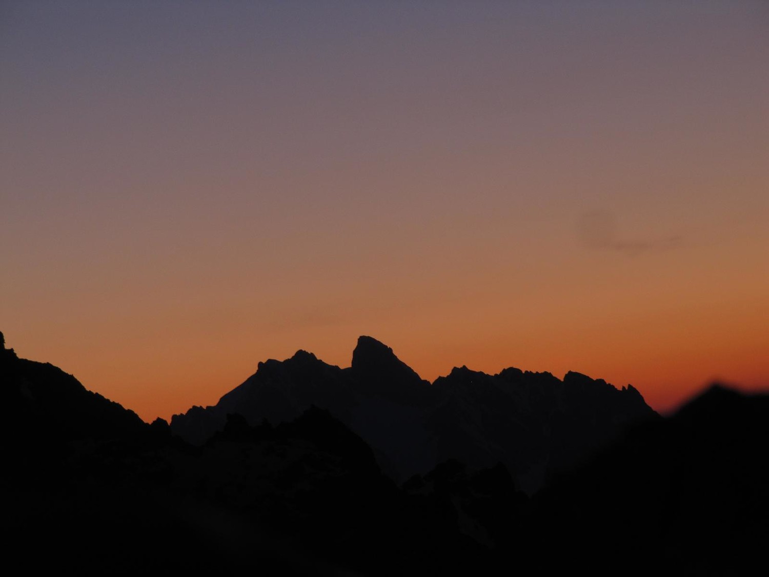 Lever de soleil du col de la Temple
