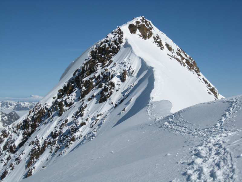 corniches au sommet du Weissmies