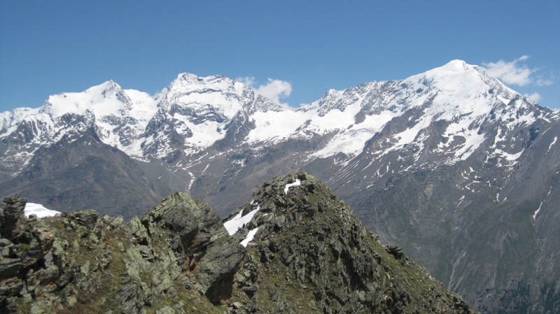 Fletschhorn, Lagginhorn et Weissmies