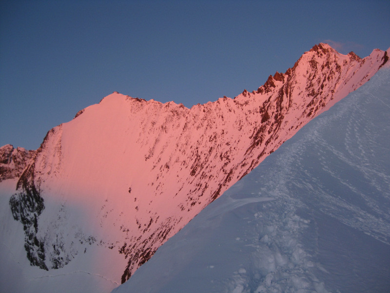 le Lenzspitze se réveille