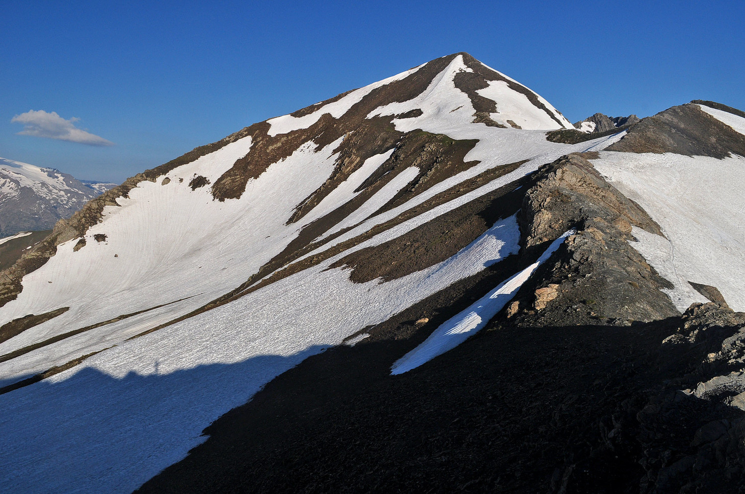 Sommet du Pic Blanc Marron