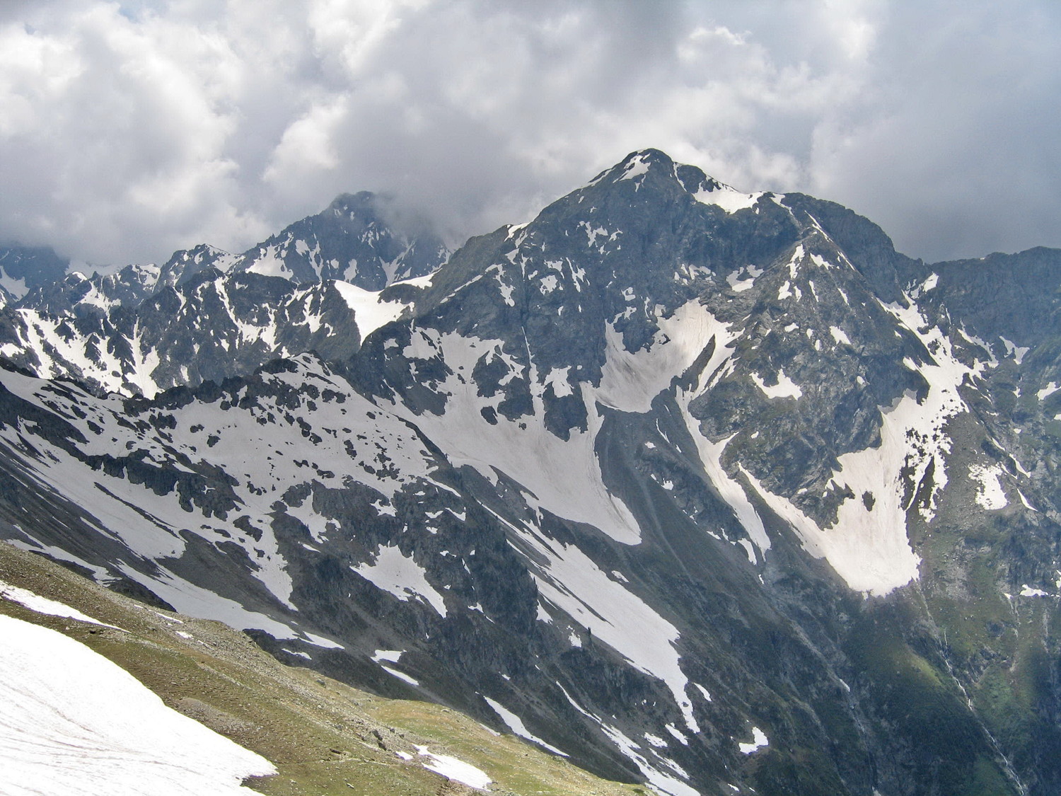 le pic Pian, du col de Beranne
