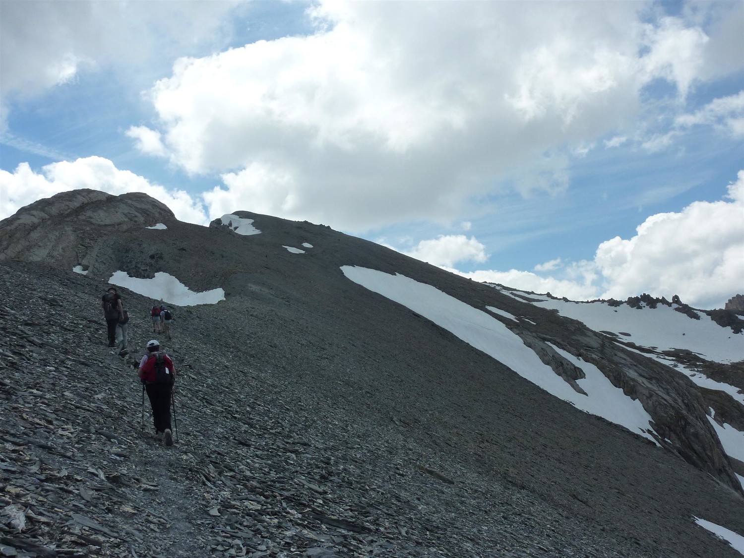 Pointe de la Saume... La crête assez aérienne par moment...