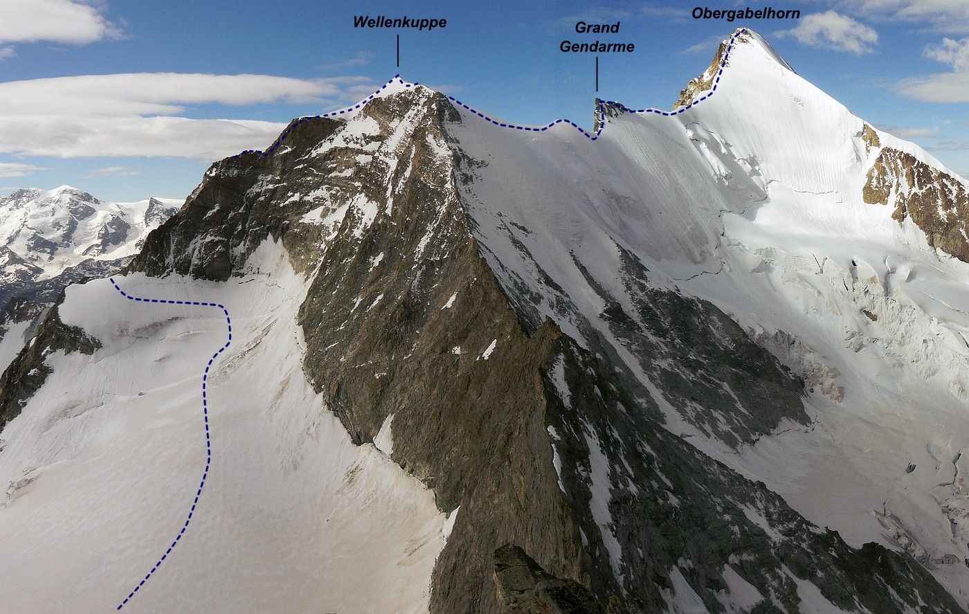 Traversée Wellenkuppe - Ober Gabelhorn