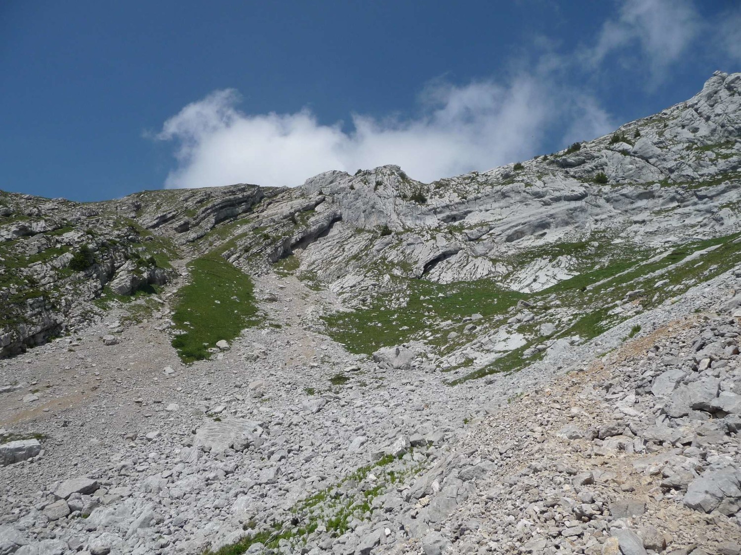 la dernière combe de montée
