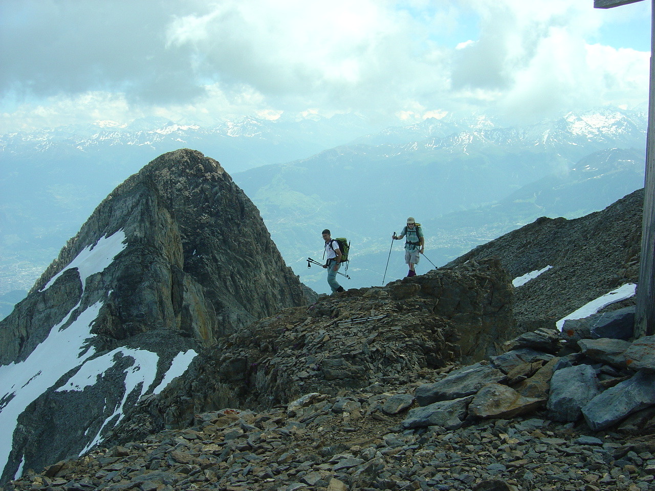 Haut de Cry : arête sommitale