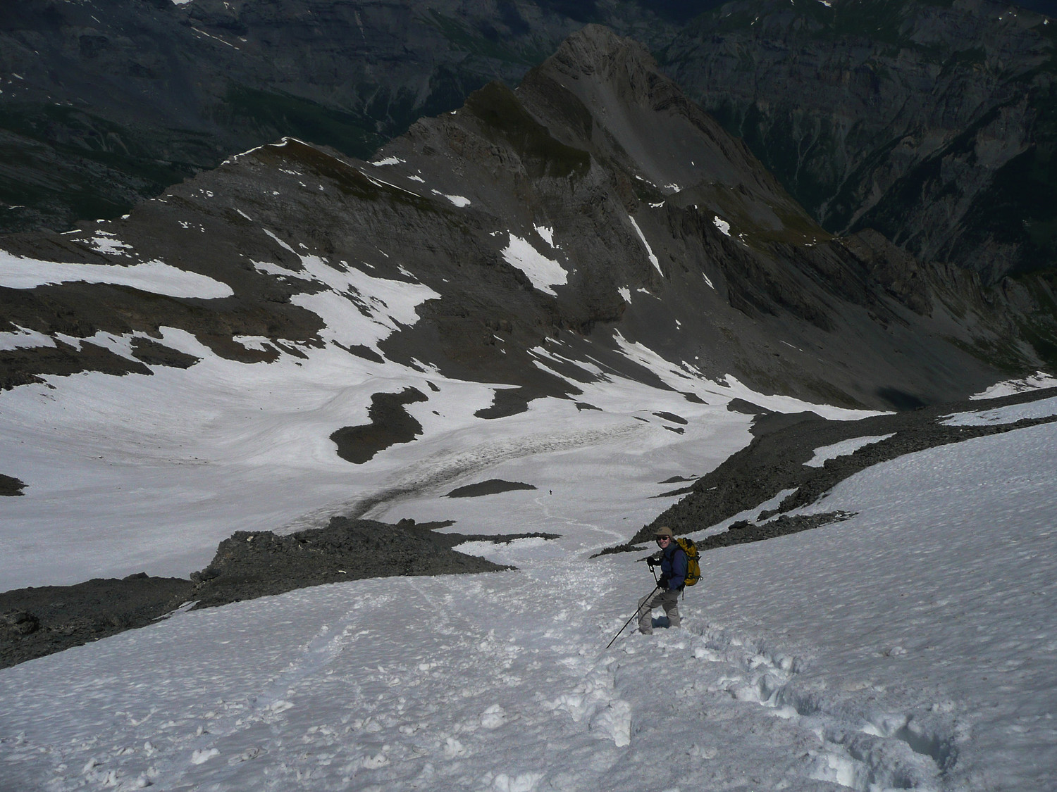 Haut de Cry : descente