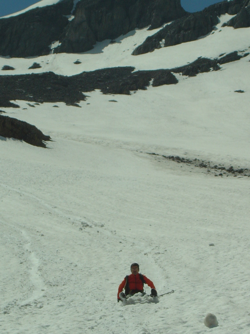 Haut de Cry : descente