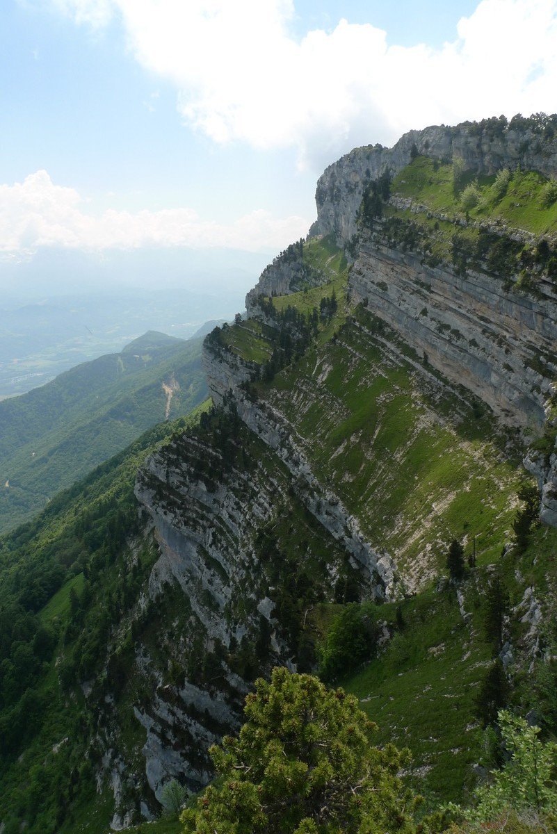 Une partie du sangle du Fourneau vue depuis la crête