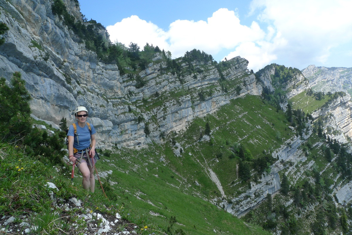 Vue sur le grand cirque après l'avoir traversé