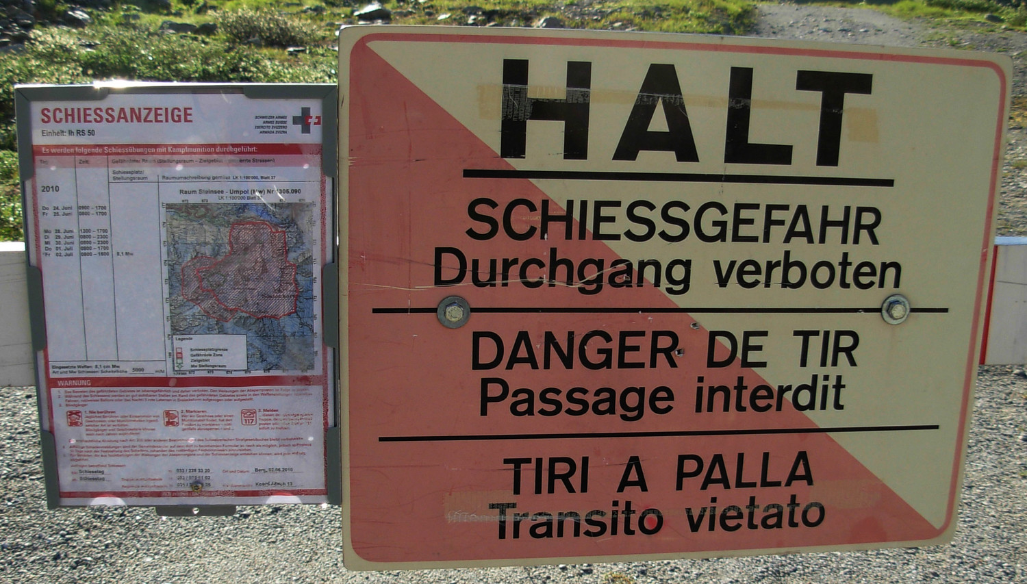 Segnalazione di manovre militari