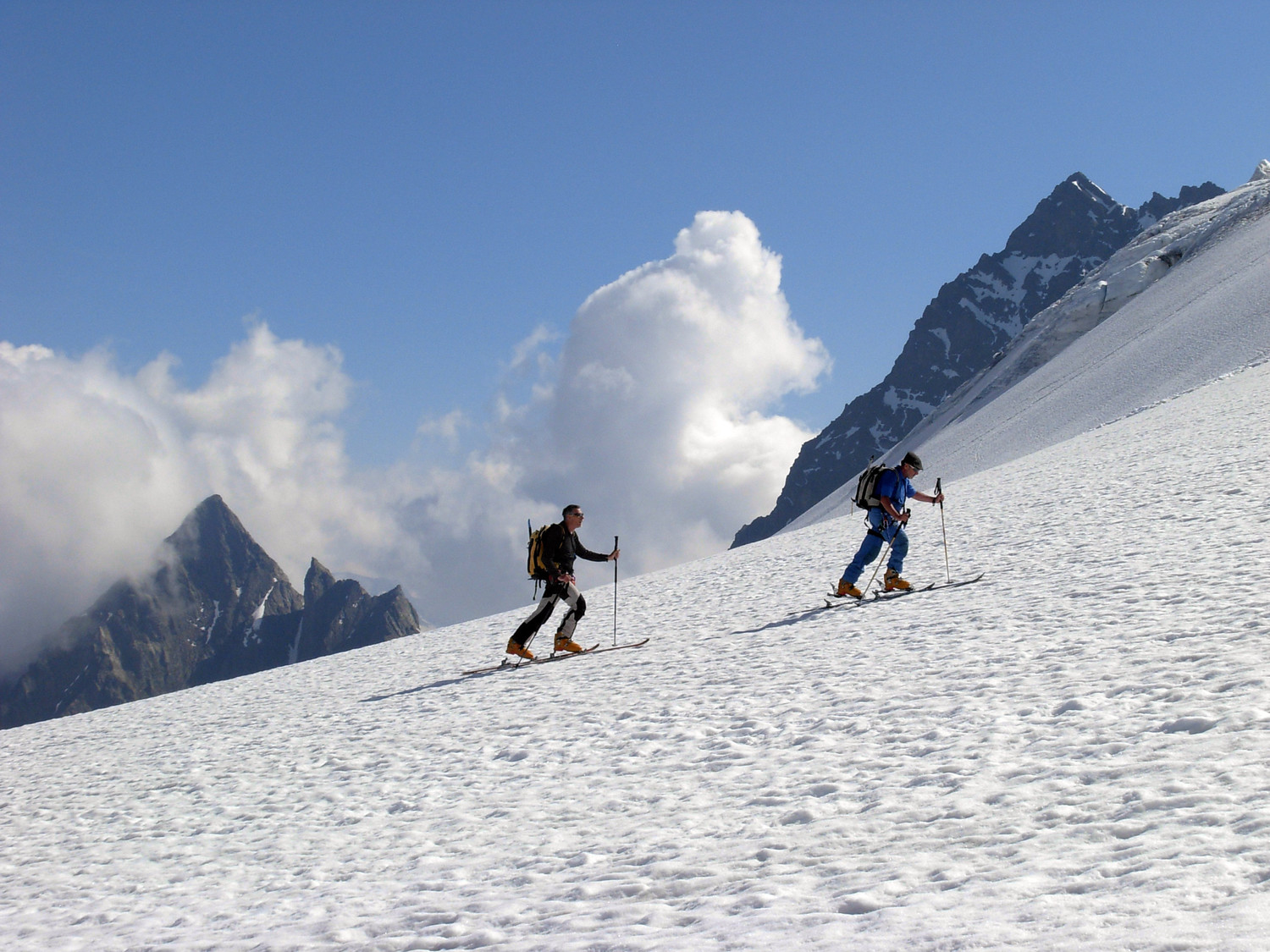 Risalendo lo Steingletscher