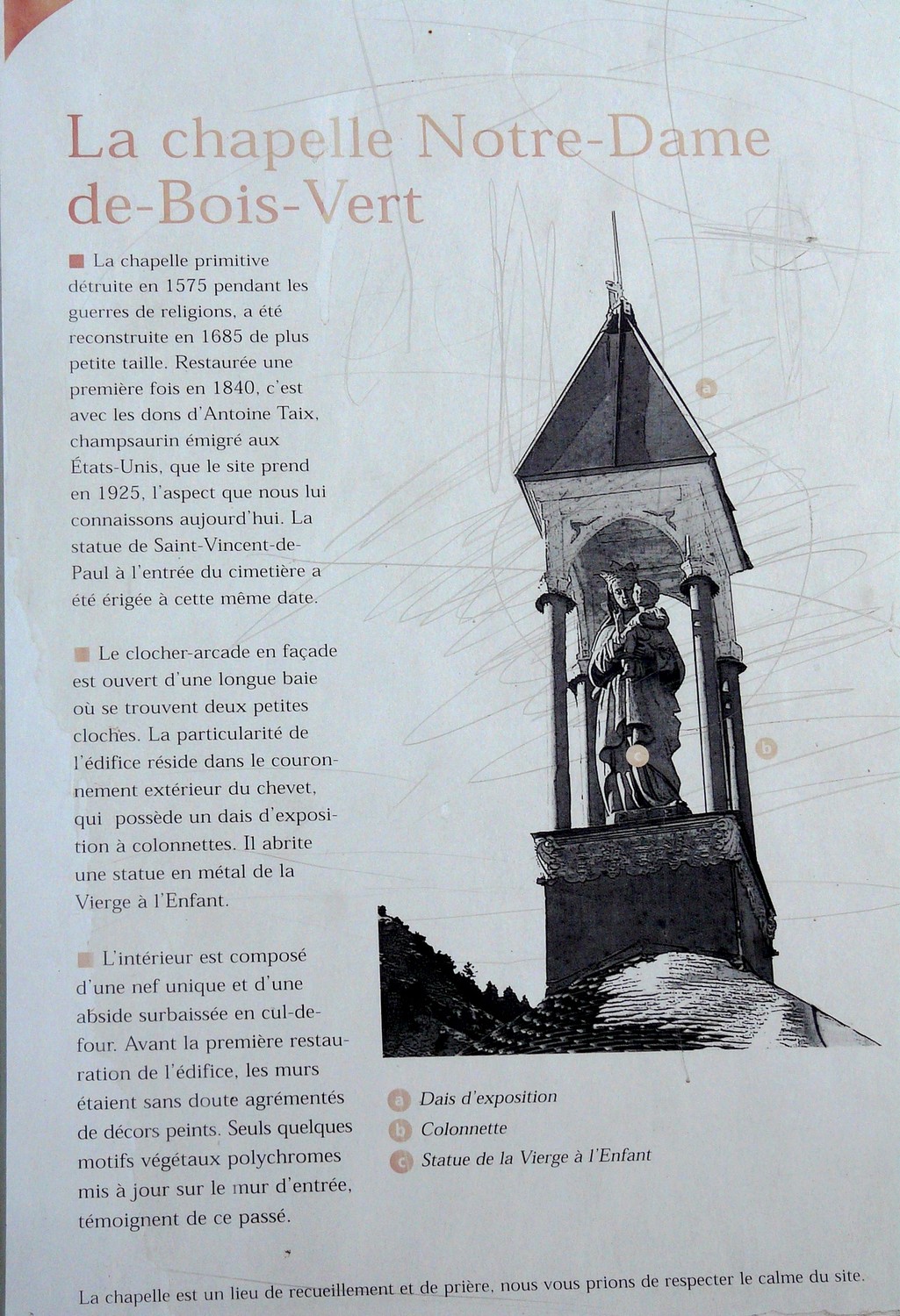 La Chapelle Notre Dame de Bois Vert