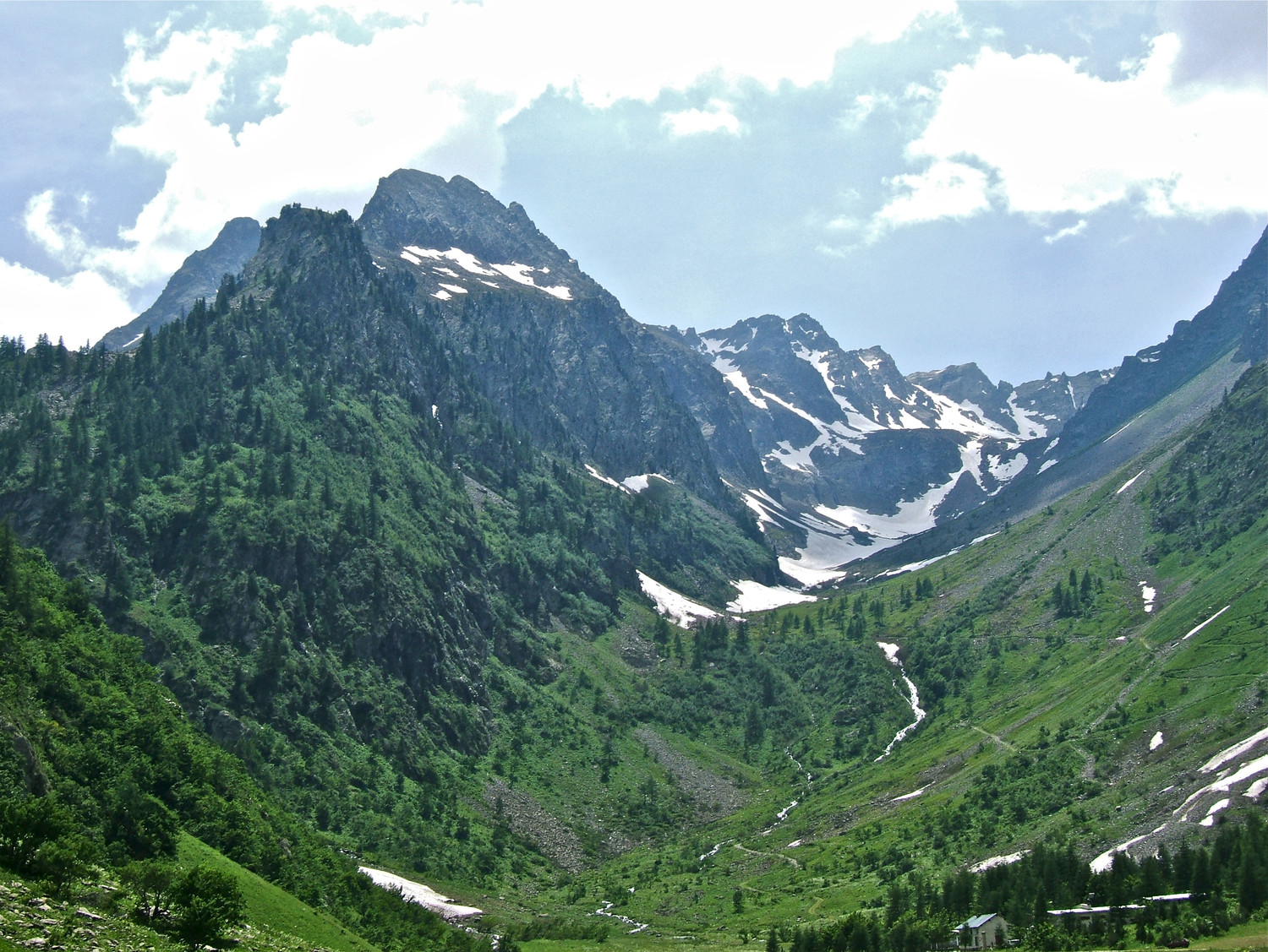 Vue d'ensemble du Vallon Sup. Pontebernardo.