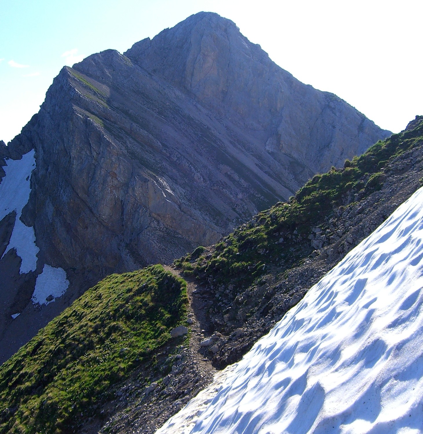 Jalouvre/Bargy-montée de pointe blanche
