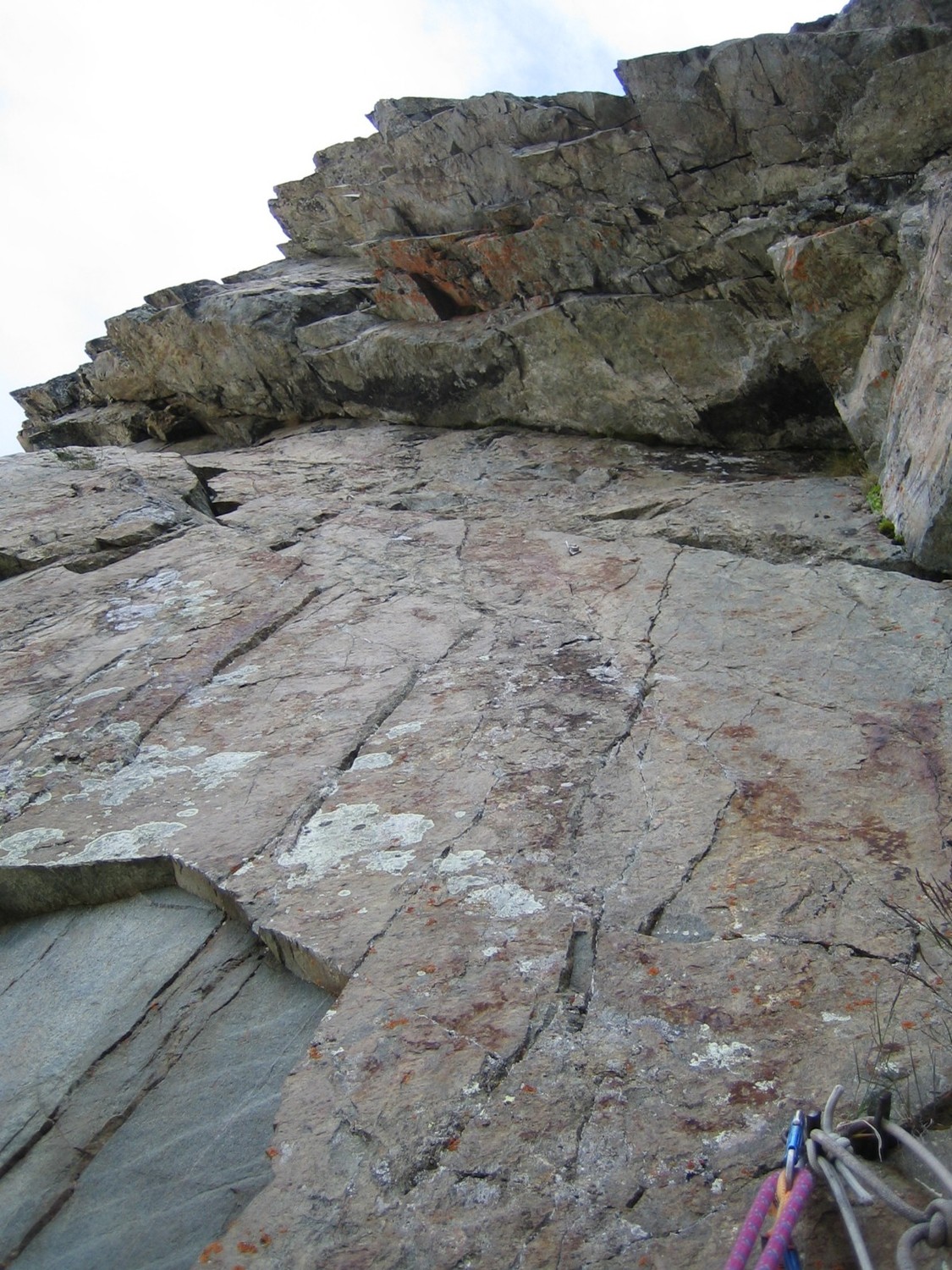 au pied du 6b+ de L3