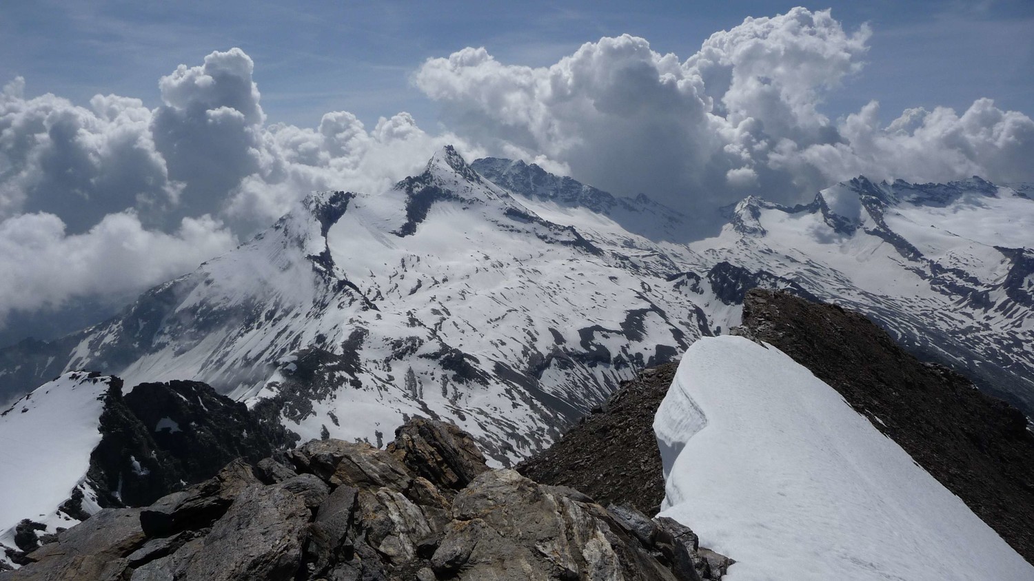 Grande Aiguille Rousse - Vue sur les Levanna