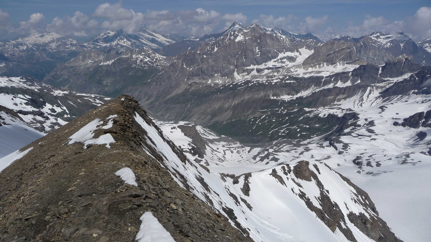 Grande Aiguille Rousse - Face NE sèche 2 juillet 2010