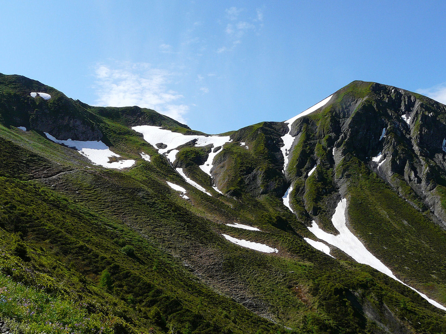 La tête de Balme depuis Catogne