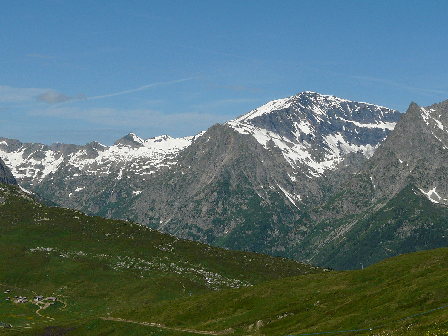 Le Buet et le col des Posettes au 1er plan