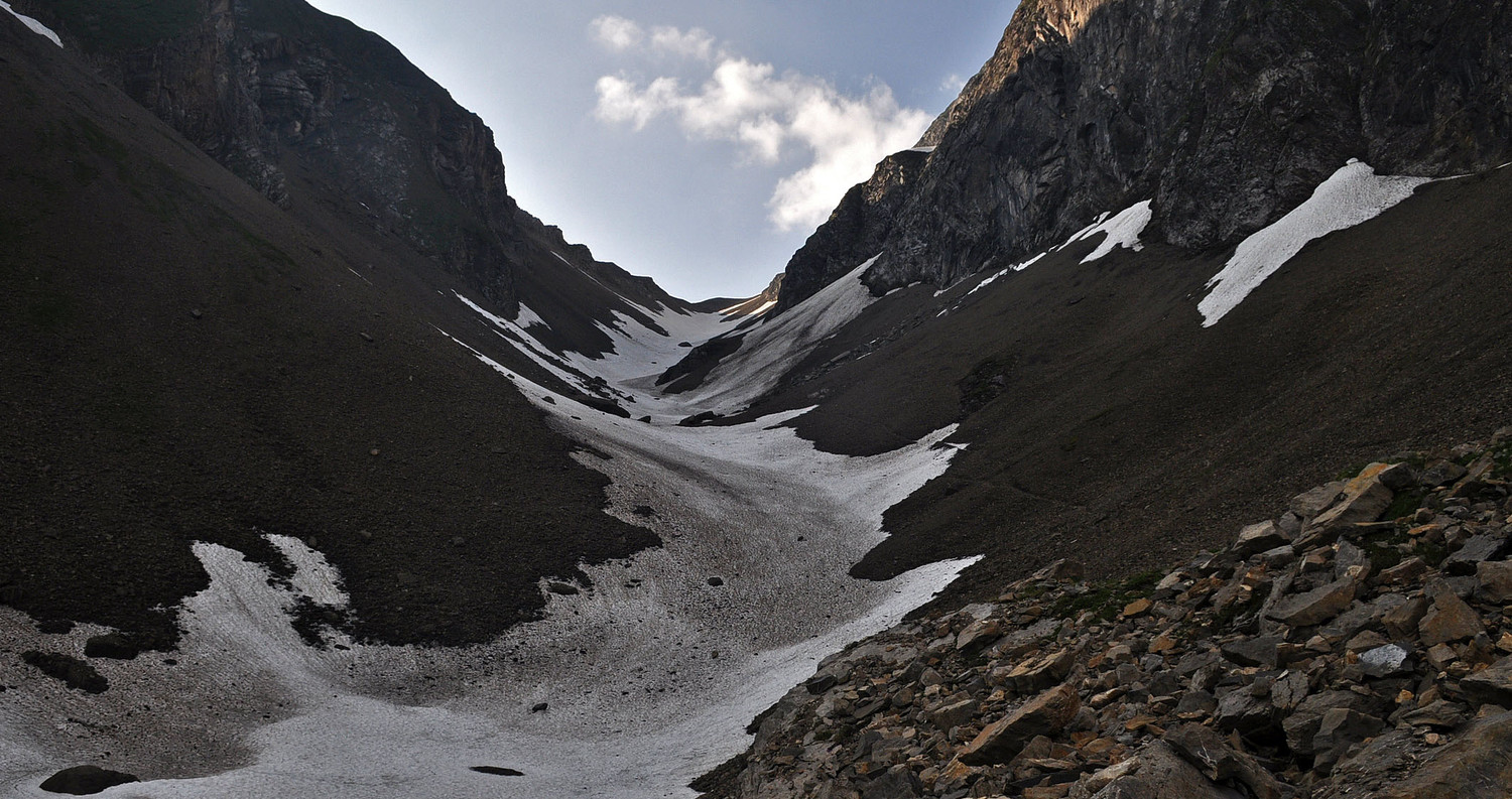 Combe de la Grande Forclaz "très" en neige ...