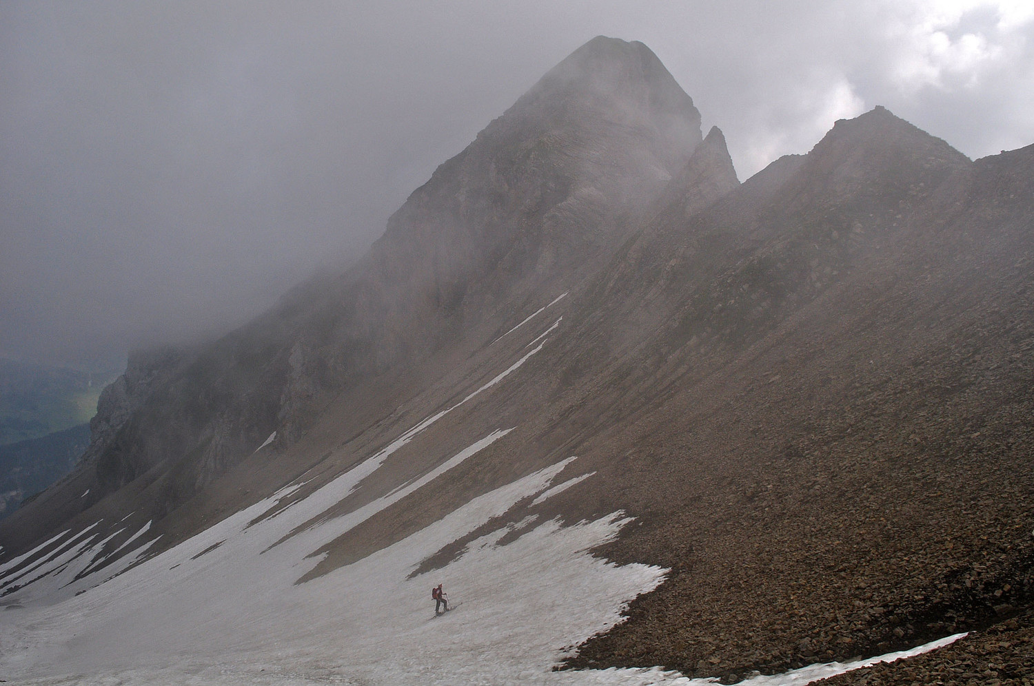 Mont Fleuri embrumé