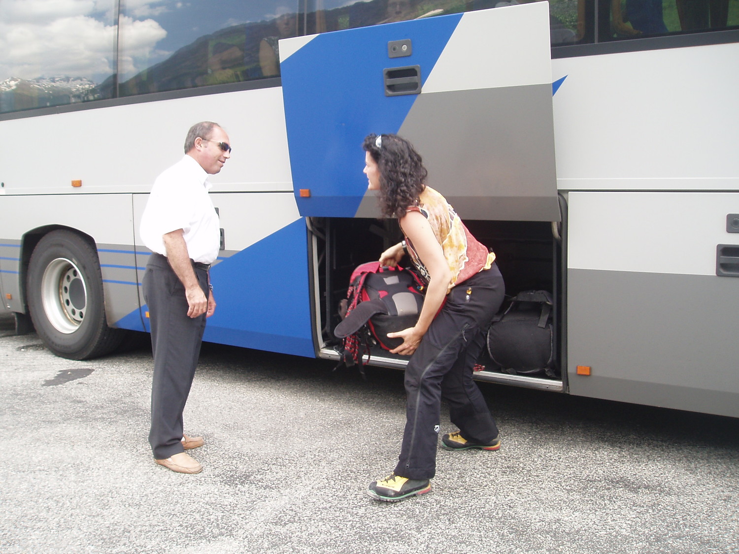 Déjà arrivées au départ (Grenoble - Pont de l'Alpe : 2h05)
