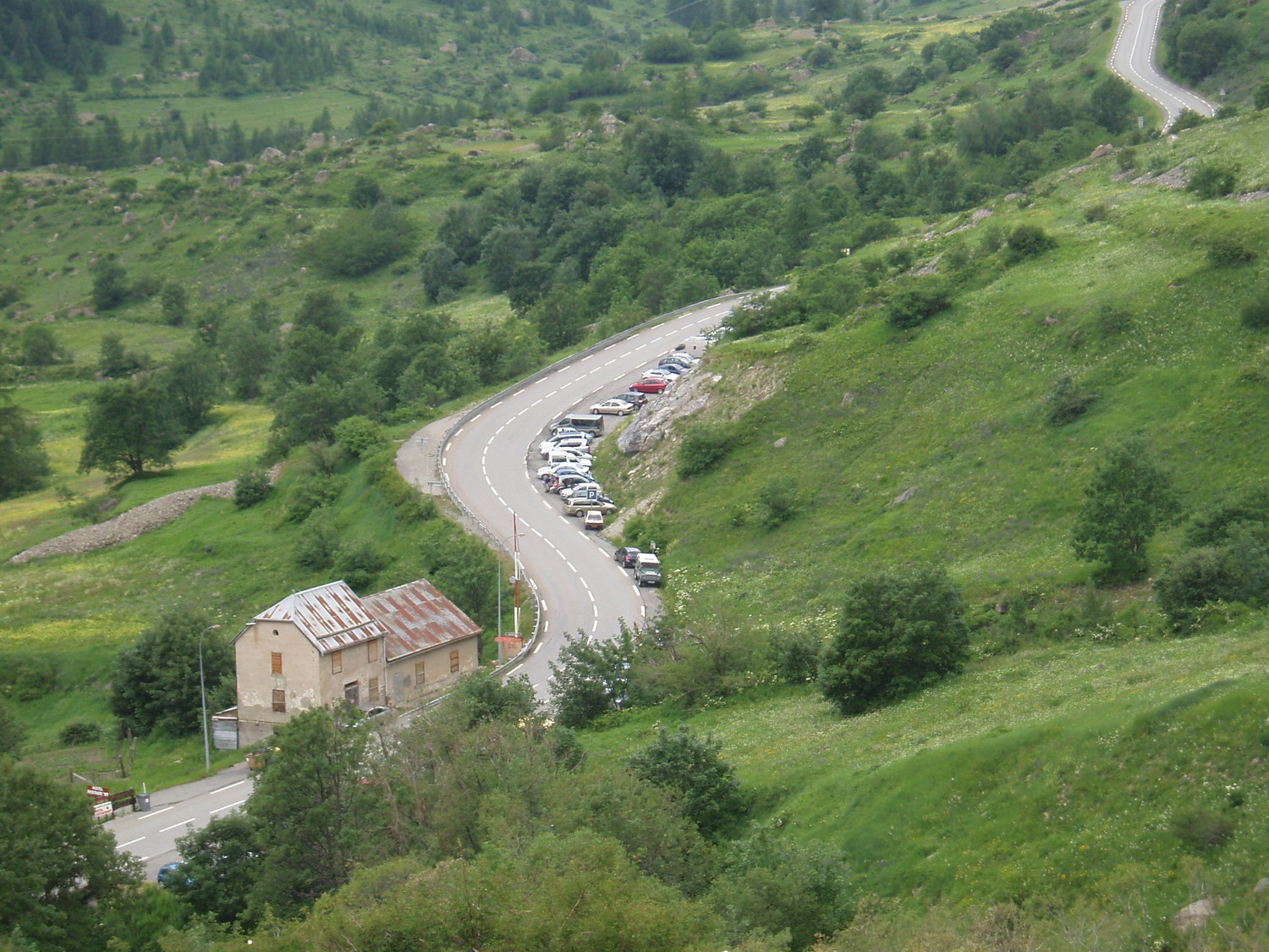 Le parking du Pont de l'Alpe