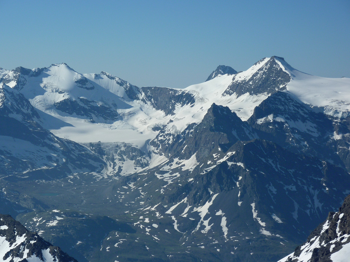 Enneigement autour du Glacier des Evettes