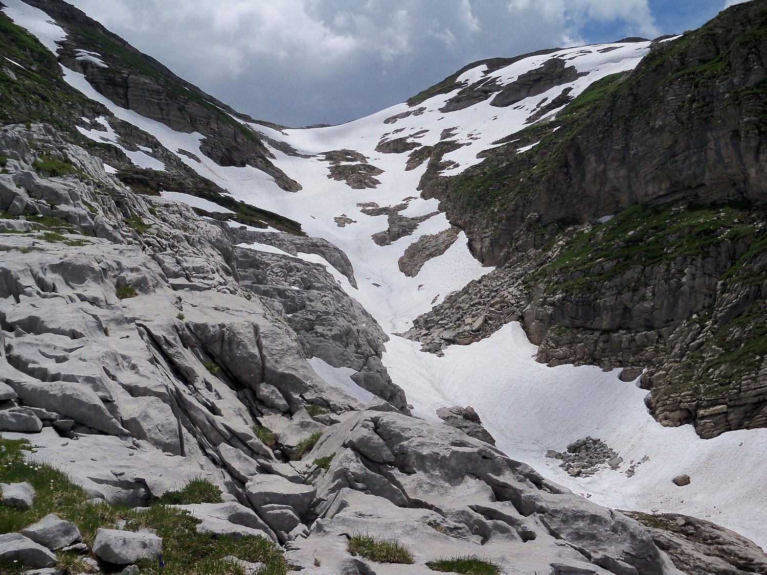Arrivé au Col du Coloney