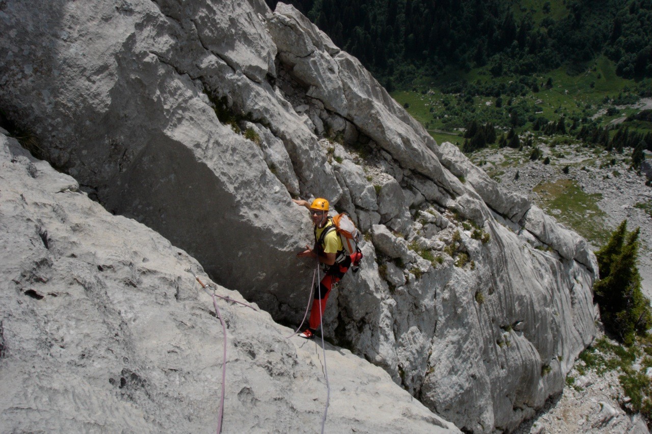 L5, Qt1 dans la traversée facile mais très jolie