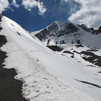 vue de l'epaule juste au dessus du Base Camp 5200m
