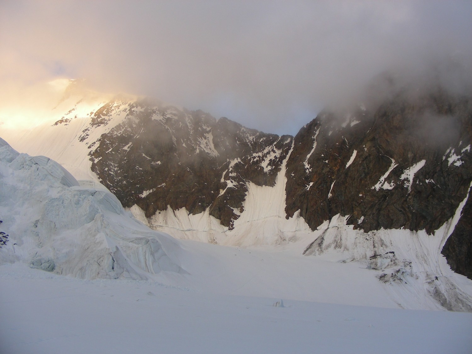 Le couloir du Dirrujoch
