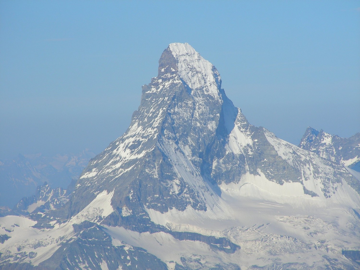 Le Cervin vu du Dirrujoch