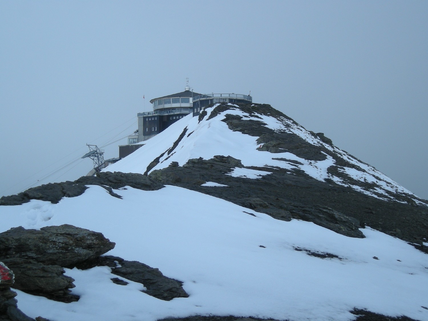 Arrivée au sommet du Schiltorn 2970 m