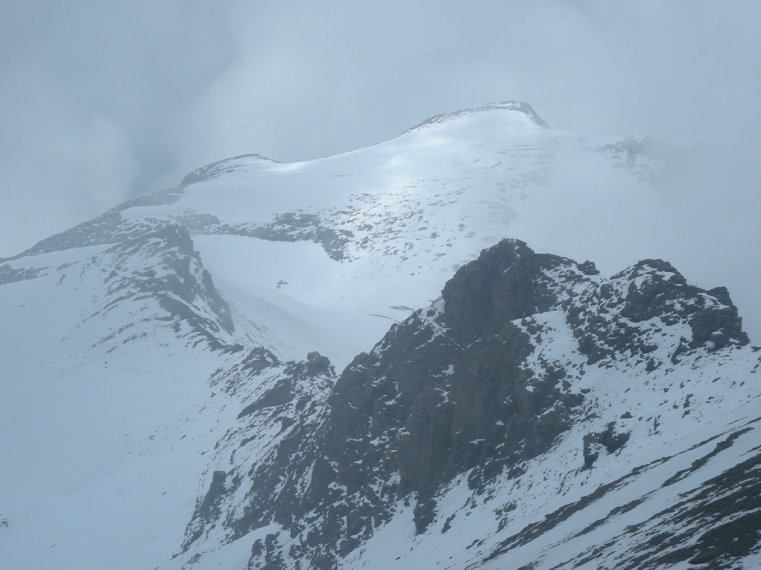 Autre vue de l'arete de montée