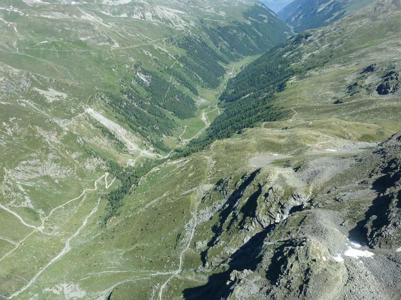 Atterrissage au dessus de Gruben