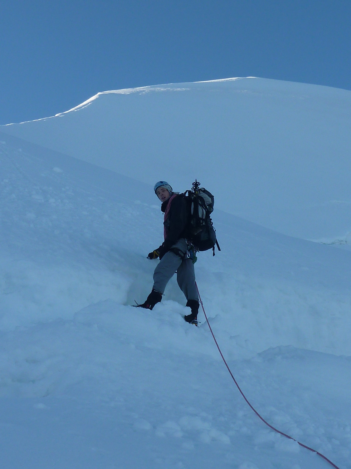 Arête sommitale de l'Aiguille de Tré la Tête