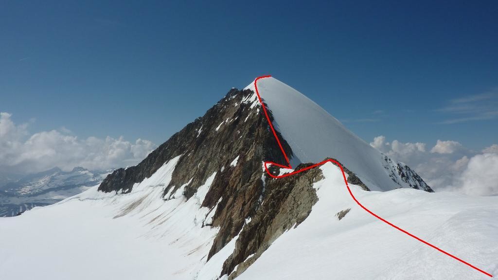 Ascension de la Lée Blanche