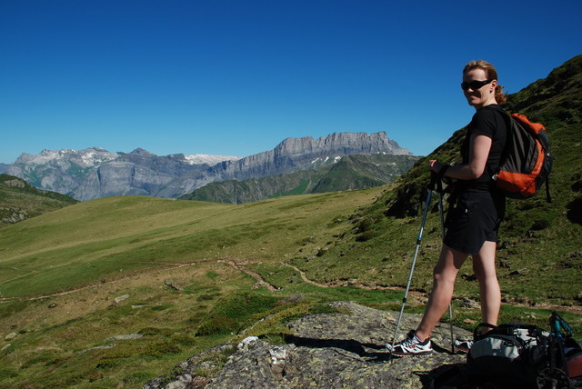 Les Fiz depuis le sentier de l'Aiguillette