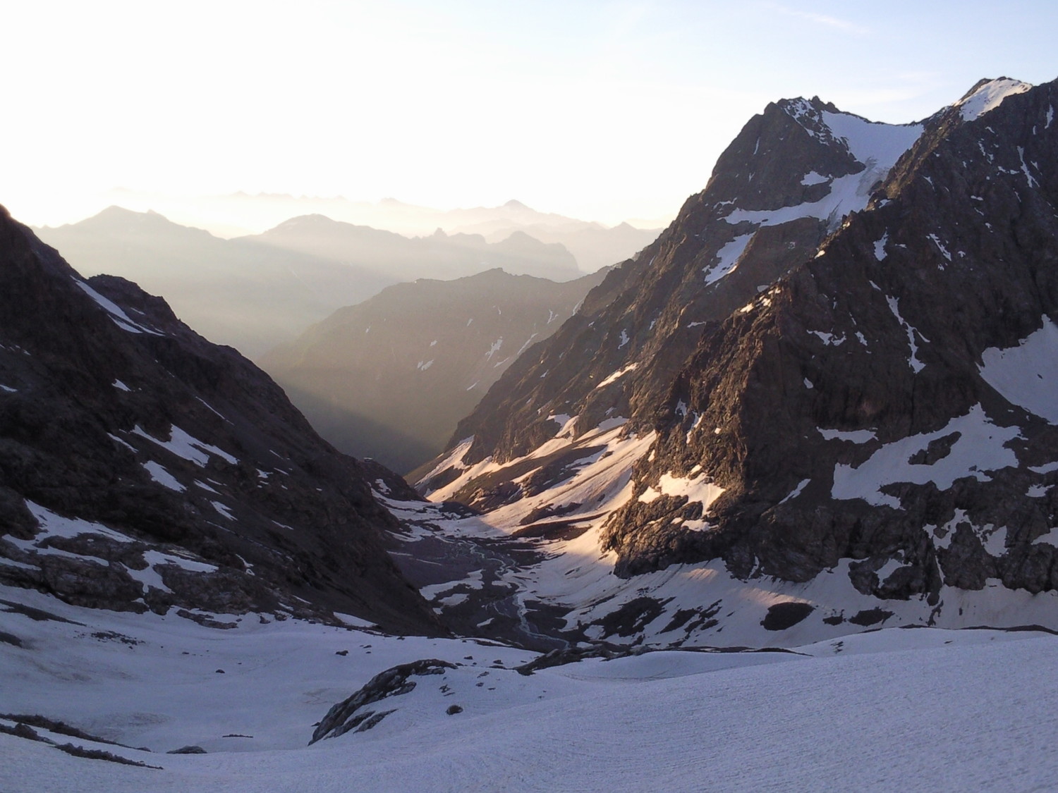 lever de soleil sur le Sélé