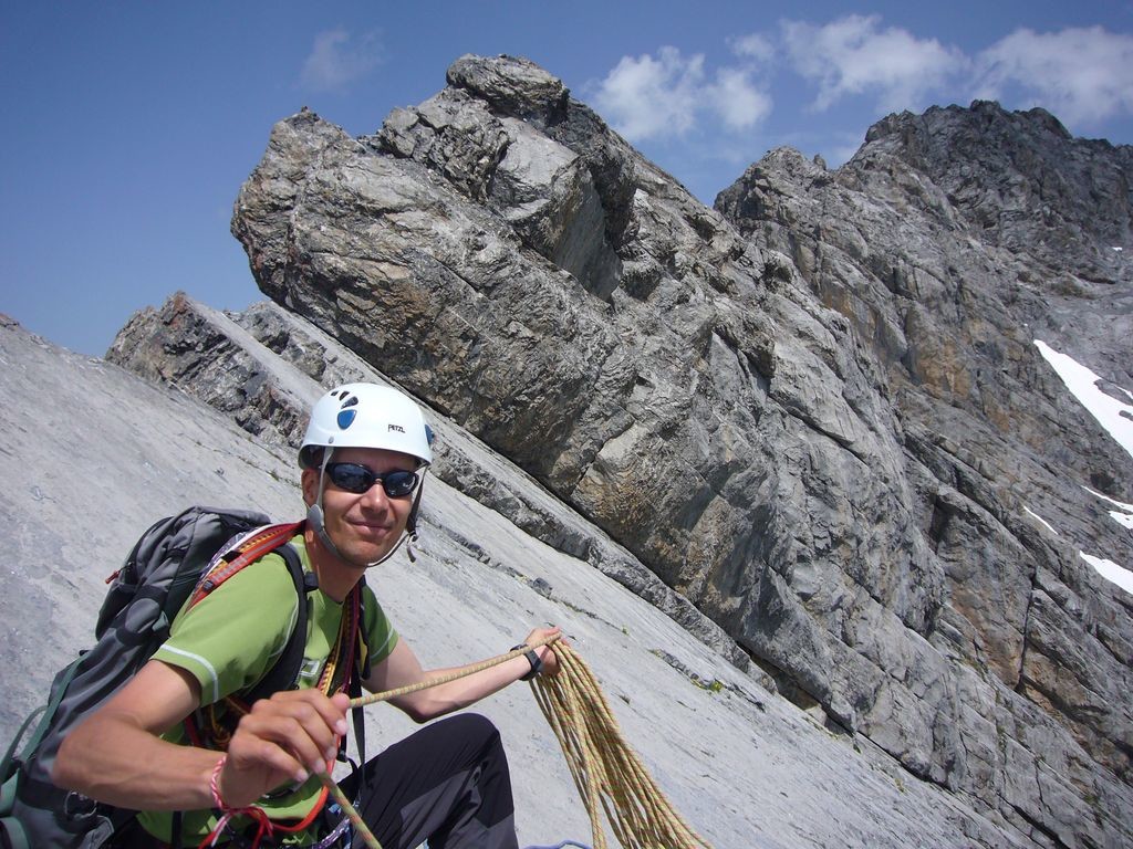 Fin des longueurs, début arête pure