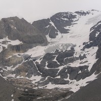 Enneigement sur le bas des Grands Couloirs (Grande Casse)