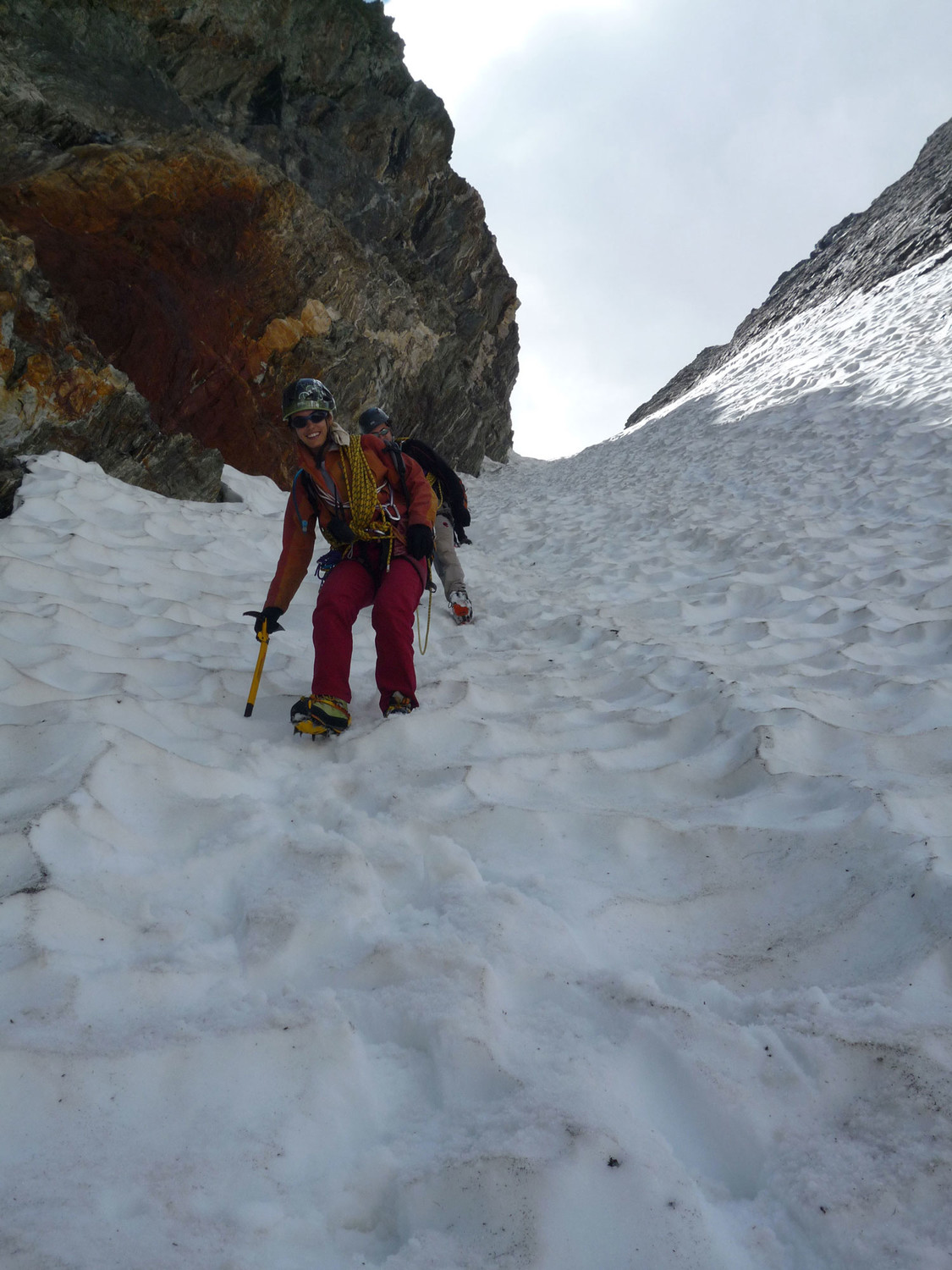 Dans le couloir de descente