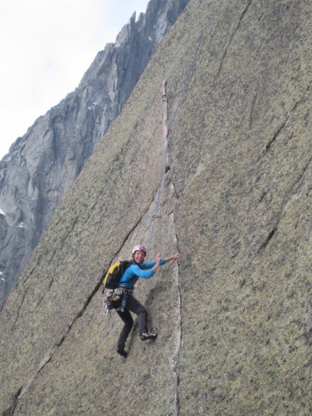 Létitia dans la fissure de L3 de Guy-Anne