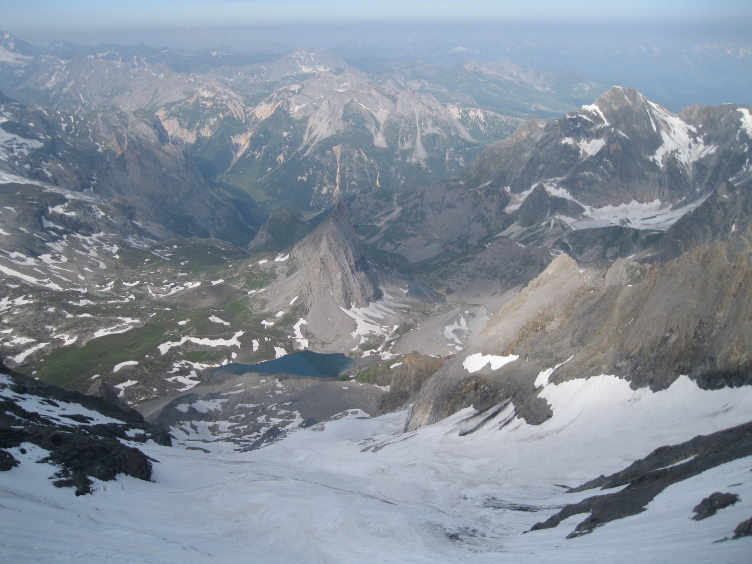l'aiguille de la vanoise plus bas