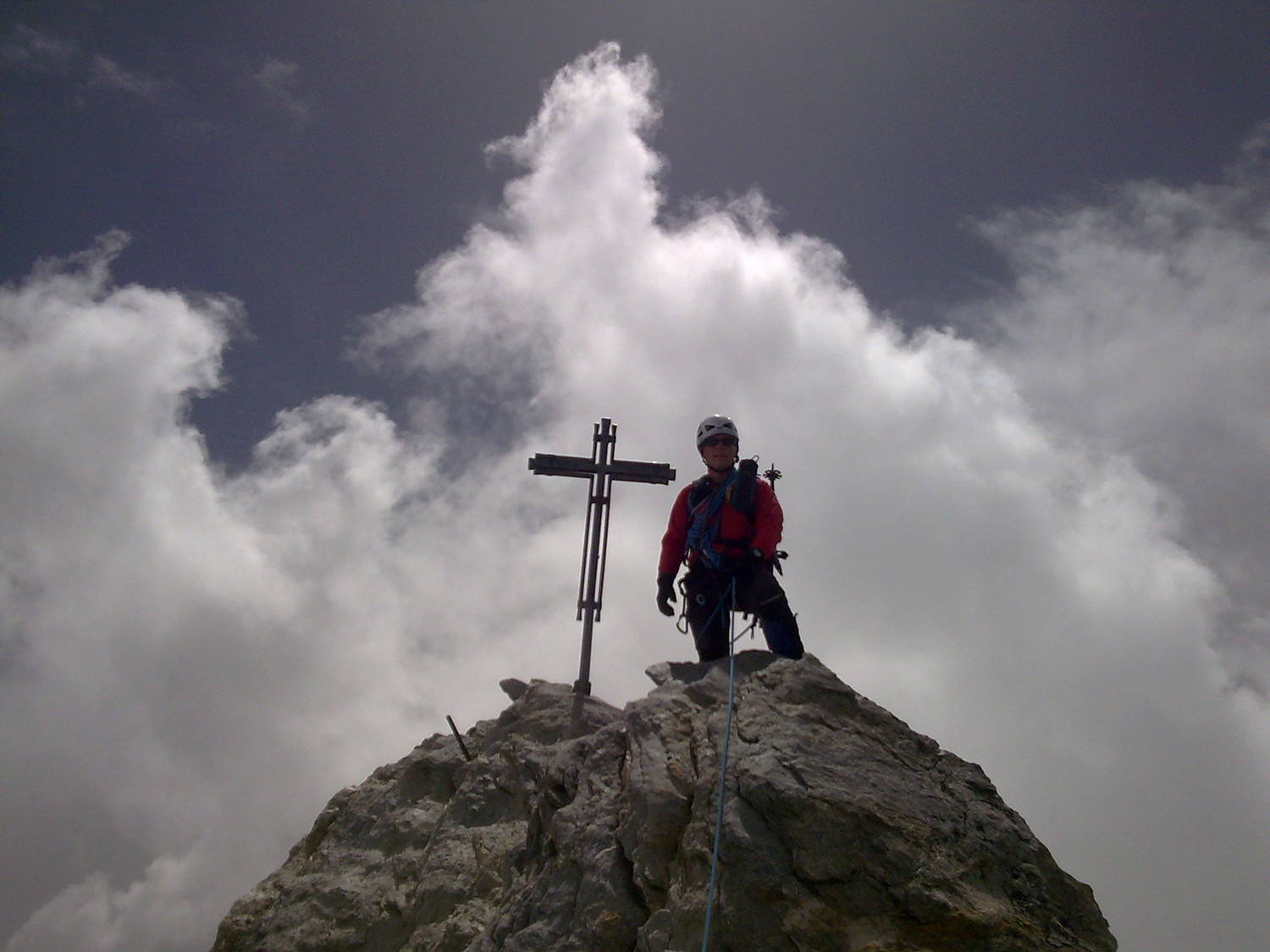 Jeff au sommet du Nadelhorn
