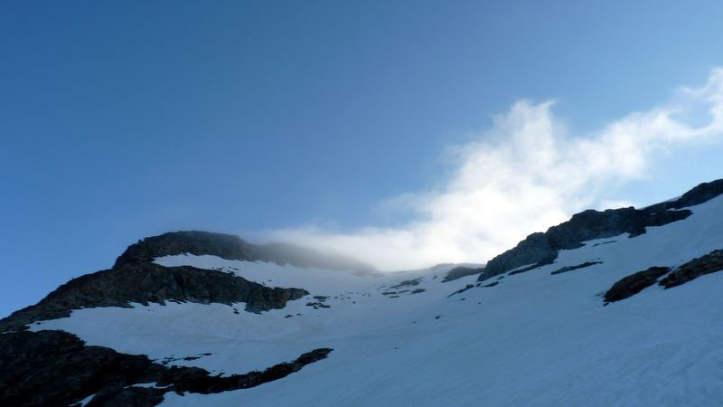 Dernière partie et arrête de montée à la Cime du Vallon