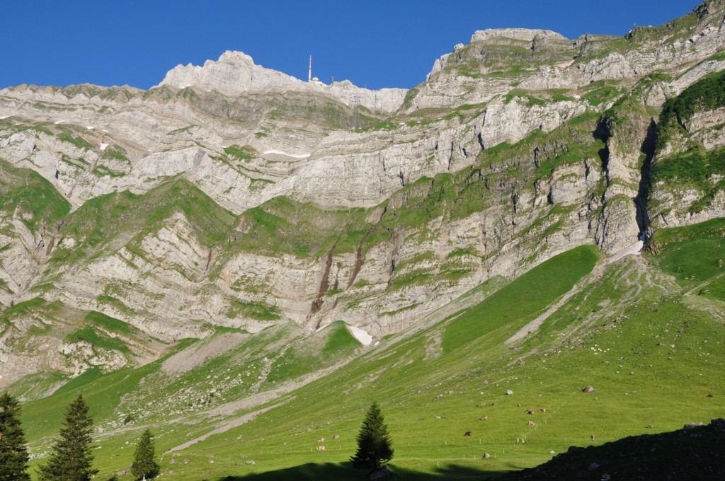 Säntis: face N de Schwägalp